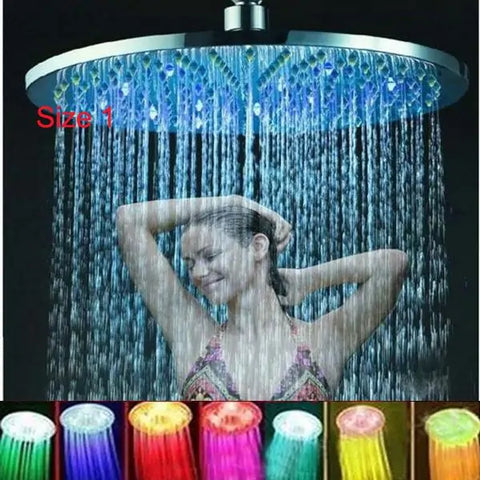 RGB LED Light Shower Head