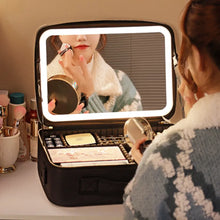 Smart LED Cosmetic Case with Mirro