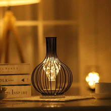 LED Retro Bulb Iron Table Night Light