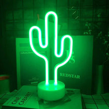 Cactus Neon Sign - USB or Battery Powered LED Light