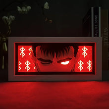 Uchiha Itachi 3D Paper Carving Lamp