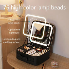 Smart LED Cosmetic Case with Mirro